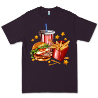 Plum hamburger potatoes and coke Premium Tee - AdoDesignShop