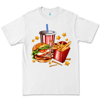 White hamburger potatoes and coke Premium Tee - AdoDesignShop