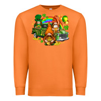 St. Patrick's Day Gnomies With Truck Premium Sweatshirt | Teevron