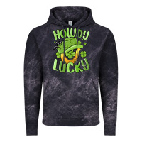 Cloud Black howdy go lucky st patrics day Vintage Hoodie - MaliasSmallBusiness