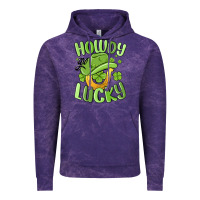 Cloud Purple howdy go lucky st patrics day Vintage Hoodie - MaliasSmallBusiness