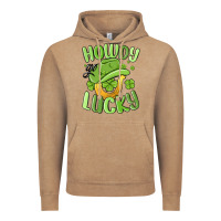 Vintage Coffee howdy go lucky st patrics day Vintage Hoodie - MaliasSmallBusiness