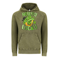 Vintage Olive howdy go lucky st patrics day Vintage Hoodie - MaliasSmallBusiness