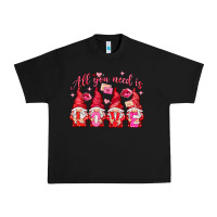 Black all you need is love Urban Heavy Tee - NancyCooperArtShop
