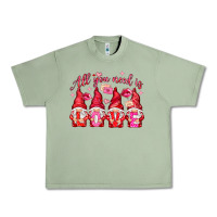 Oil Green all you need is love Urban Heavy Tee - NancyCooperArtShop