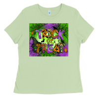 Matcha trick or treat mouse pad Ladies Tee - BundleAndBundleShop