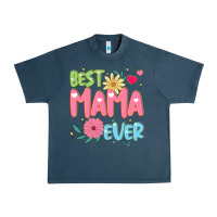 Midnight Navy best mama ever Urban Heavy Tee - JahusDesignShop