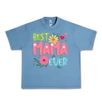 Pebble Blue best mama ever Urban Heavy Tee - JahusDesignShop