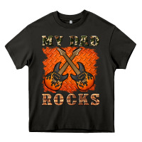 Asphalt my dad rock Heavy Core Tee - Artiststas