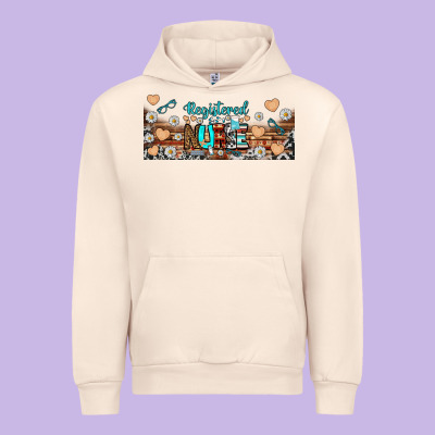 Registered Nurse Libbey Glass Urban Hoodie Designed By Bundleandbundleshop