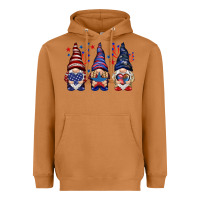 Meerkat 4th Of July gnomies with stars Heavyweight Hoodie - HowdyJamesFarm
