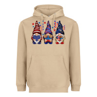 Mushroom 4th Of July gnomies with stars Heavyweight Hoodie - HowdyJamesFarm