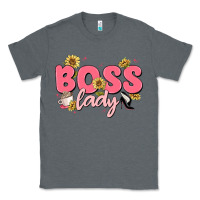 Charcoal Heather boss lady Classic Tee - MaliasSmallBusiness