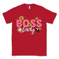 Red boss lady Classic Tee - MaliasSmallBusiness