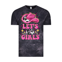 Cloud Black lets go girls Vintage Tee - NancyCooperArtShop