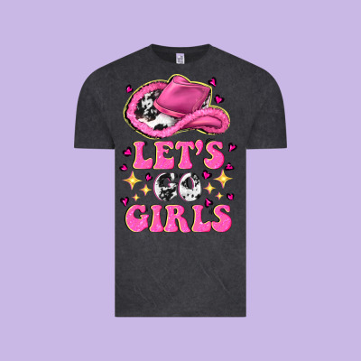 Lets Go Girls Vintage Tee Designed By Nancycooperartshop