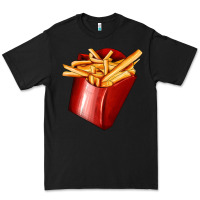 Black french fries Premium Tee - AdoDesignShop