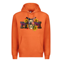 Carrot american mom skull Premium Hoodie - CowGirlArtShop