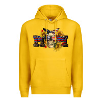Lemon american mom skull Premium Hoodie - CowGirlArtShop