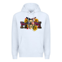 White american mom skull Premium Hoodie - CowGirlArtShop