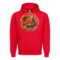 Red Boots flannels bonfires leggins football Zipper Hoodie - NancyCooperArtShop