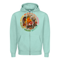 Seafoam Boots flannels bonfires leggins football Zipper Hoodie - NancyCooperArtShop