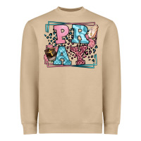 Mushroom Pray leopard frame Heavyweight Sweatshirt - LillyAllenDesigns