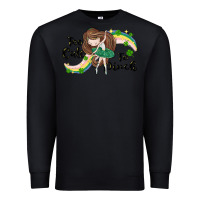 Black St. Patrick' Too cute to pinch Premium Sweatshirt - CowGirlArtShop