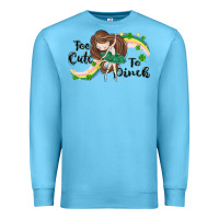 Ocean Blue St. Patrick' Too cute to pinch Premium Sweatshirt - CowGirlArtShop
