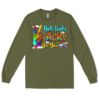 Army Green hate looks tacky on you Long Sleeve Tee - LillyAllenDesigns