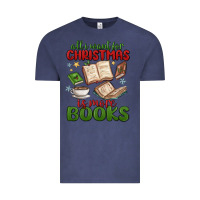 Vintage Denim all i want for christmas is more books Vintage Tee - MaliasSmallBusiness