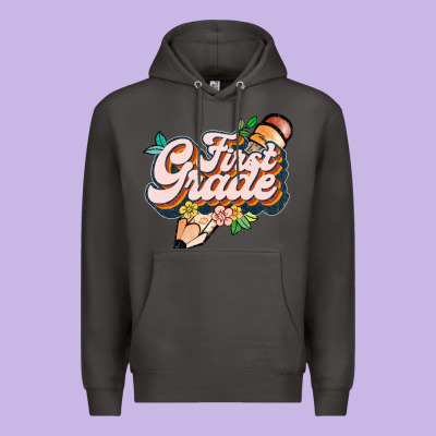 First Grade Premium Hoodie Designed By Jahusdesignshop