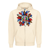 Sandshell dominican sunflower Zipper Hoodie - texasbilliewilder