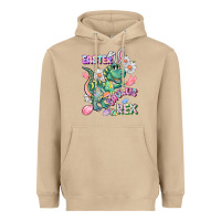 Mushroom Easter Saurus Rex Easter Day Heavyweight Hoodie - CowGirlArtShop