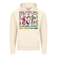 Vintage Artic hair stylist typography Vintage Hoodie - MaliasSmallBusiness
