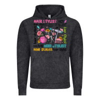 Vintage Black hair stylist typography Vintage Hoodie - MaliasSmallBusiness