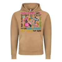 Vintage Camel hair stylist typography Vintage Hoodie - MaliasSmallBusiness