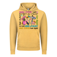Vintage Mustard hair stylist typography Vintage Hoodie - MaliasSmallBusiness