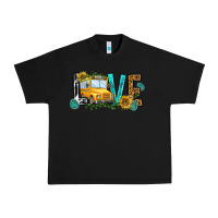 Black school bus love Urban Heavy Tee - NancyCooperArtShop