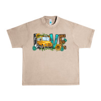 French Oak school bus love Urban Heavy Tee - NancyCooperArtShop