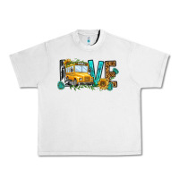 Lunar Rock school bus love Urban Heavy Tee - NancyCooperArtShop