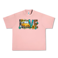 Salmon school bus love Urban Heavy Tee - NancyCooperArtShop