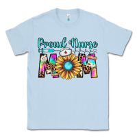 Dusty Blue proud nurse mom Classic Tee - JahusDesignShop