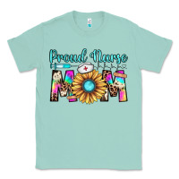Seafoam proud nurse mom Classic Tee - JahusDesignShop