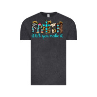 Vintage Black faith it till you make it Vintage Tee - JahusDesignShop