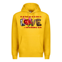 Lemon Let all that you do be done in love i corinthians Premium Hoodie - HowdyJamesFarm