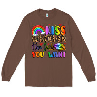 Chestnut kiss whoever the fuck you want Long Sleeve Tee - LillyAllenDesigns