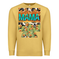 Antique Gold Western Mama can cooler Mother's Day Premium Sweatshirt - HowdyJamesFarm