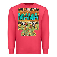 Cardinal Western Mama can cooler Mother's Day Premium Sweatshirt - HowdyJamesFarm