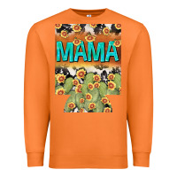 Carrot Western Mama can cooler Mother's Day Premium Sweatshirt - HowdyJamesFarm